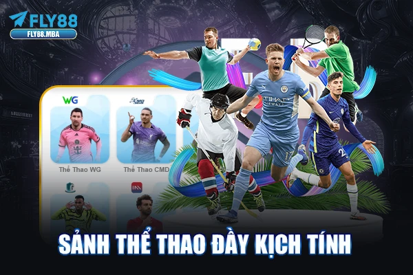 Sảnh thể thao đầy kịch tính